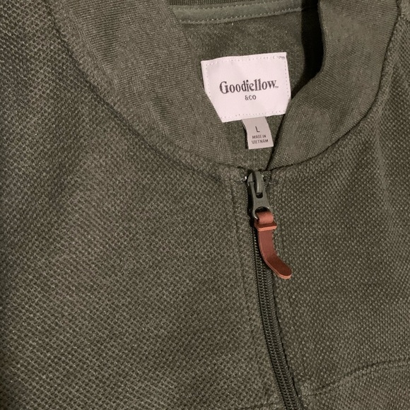 Goodfellow & co thermal zip up sweater - Picture 2 of 3